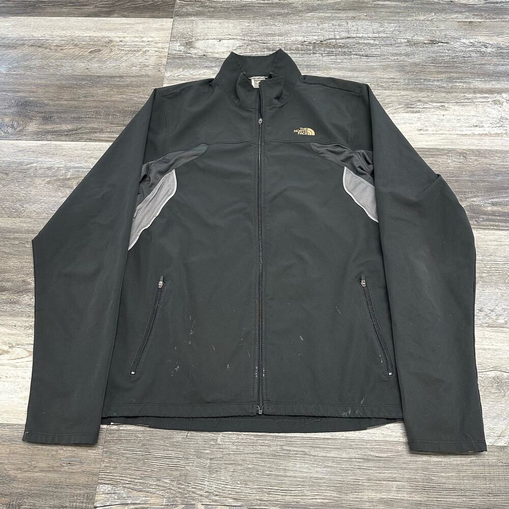 The North Face Black Mens L Flight Series Full Zip Jacket vented windbreaker
